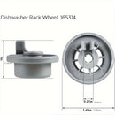 4/8 PIEZAS 165314 Rueda de rejilla inferior para lavavajillas Piezas para lavavajillas Bosch de BuyParts - Ajuste exacto para lavavajillas Bosch y Kenmore - Reemplaza 420198 423232 AP2802428 PS8697067