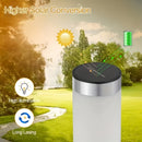 4 piezas de luces solares brillantes para exteriores, luces solares para jardín, luces exteriores con auto encendido/apagado para césped, patio, caminos, driveway y decoración de paisaje (tono cálido), fácil de instalar
