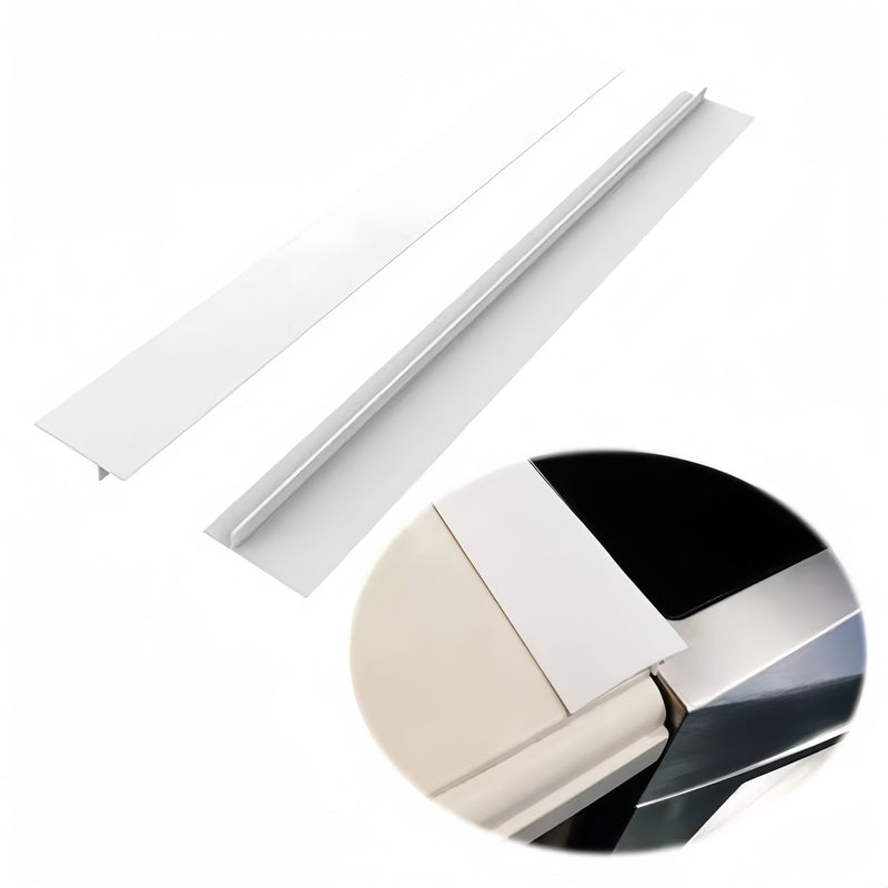Tira de Sellado de Silicona para Cocina - Resistente al Aceite y Manchas, Perfecta para Bordes de Estufas y Encimeras