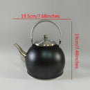 Tetera de acero inoxidable Luxgrace, diseño elegante para Navidad, Día del Padre, Día de la Madre - Vajilla duradera, tetera navideña