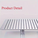 Cabezal de ducha grande de acero inoxidable de 20.32 cm, cuadrado y redondo, para montaje en techo, con control desviador, acabado pintado contemporáneo, fácil instalación por inserción, múltiples ajustes de rociado, ideal para modernizar el baño, acabad