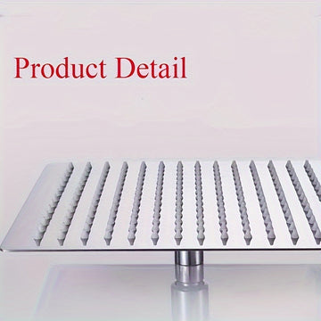 Cabezal de ducha grande de acero inoxidable de 20.32 cm, cuadrado y redondo, para montaje en techo, con control desviador, acabado pintado contemporáneo, fácil instalación por inserción, múltiples ajustes de rociado, ideal para modernizar el baño, acabad