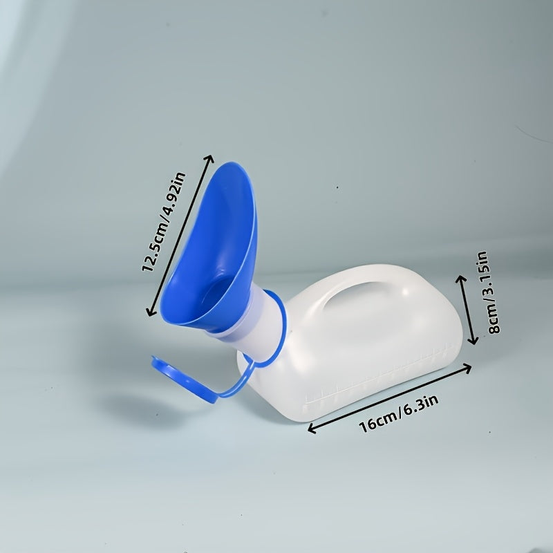 Inodoro Portátil para Hombres y Mujeres - Urinario Espacioso Antifugas con Diseño de Asa Fácil, Baño de Plástico Duradero para Coche, Autocaravana, Camping y Actividades al Aire Libre