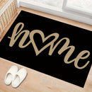 1 alfombra de entrada con forma de corazón, lavable, para puerta principal, baño, sala, lavandería, decoración del hogar, decoración de primavera