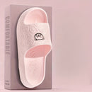Zapatillas cómodas de suela gruesa para interior y exterior, sandalias casuales de baño para uso en casa, chanclas abiertas ligeras y fáciles de limpiar con diseño unisex. Ideales para todas las estaciones, perfectas para 8 opciones de estilo diferentes