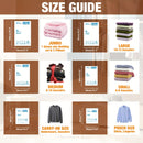 Juego de bolsas de almacenamiento con bomba de compresión al vacío, bolsas selladas para ropa, suéteres, mantas, edredones, organización de ahorro de espacio para viajes, hogar, dormitorio, esencial para regresar a la universidad, accesorios de viaje