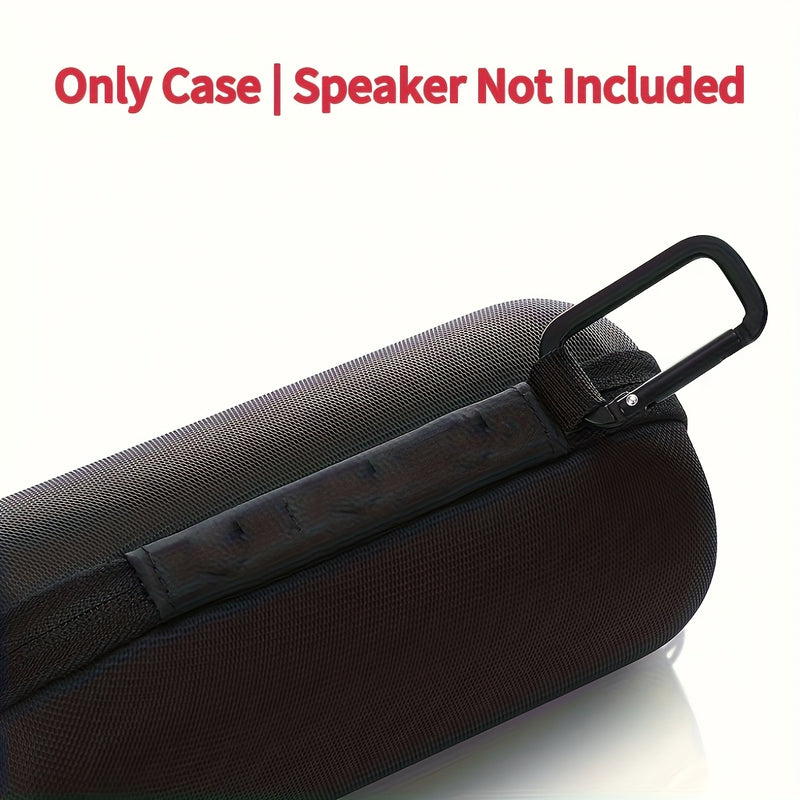 1 Pieza para for jbl Flip 3/4/5/6, Estuche de Altavoz de EVA - Bolsa de Transporte Protectora Resistente a Golpes con Asa, Bolsa de Almacenamiento Portátil para Exteriores, Negro, Cierre con Cremallera Seguro, Material de EVA Duradero, Estuche de Almacen