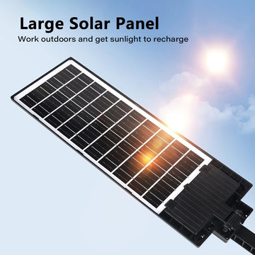 1 paquete de luz solar LED súper brillante de 504 luces, luz para exteriores, 3 modos (día/noche), iluminación para jardín con sensor de movimiento inteligente