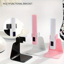 3 Piezas Soporte Multifuncional para Lámpara de Uñas - Diseño Ergonómico con Agarre Seguro, Plástico Rosa Duradero para Secadores LED, Organizador Ahorrador de Espacio para Salón y Hogar