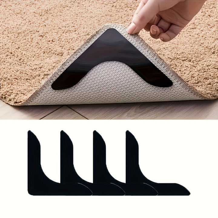 4/8/20/30pcs Fijador Avanzado Antideslizante para Alfombras - Adecuado para Salas de Estar, Comedores y Baños - Evita Resbalones en Azulejos y Suelos de Madera