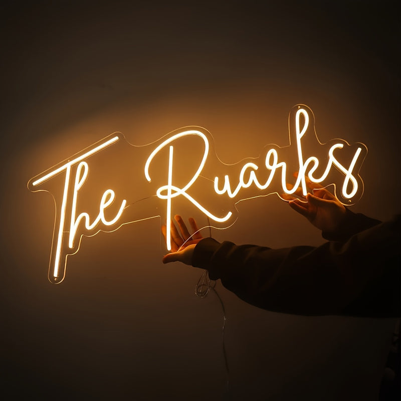 Letrero de neón personalizado, letrero LED regulable a medida, ideal para cumpleaños familiares, bares, bodas, fiestas, luces nocturnas, regalo con nombres, luz de neón perfecto para amigos en Halloween y Navidad