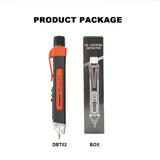 Probador de Voltaje sin Contacto Probador de Voltaje CA Puede Comprobar 12-1000V CA Eléctrico Inteligente de Punto de Ruptura Sin Batería MUFASHA