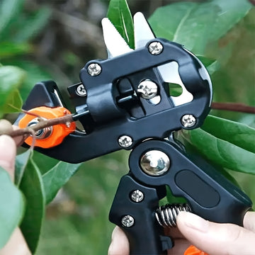 1 pza. Tijeras de podar clásicas de acero inoxidable para jardín, podadora de injerto, herramienta de poda de árboles frutales para jardineros y agricultores.