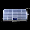Caja de Almacenamiento Transparente de Múltiples Compartimentos, Caja de Joyería, Caja Organizadora, Caja de Medicinas