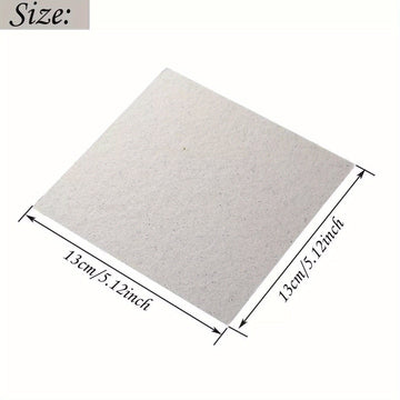 6/12pcs Placa Guía de Ondas de Mica para Horno de Microondas, Hoja de Repuesto Gruesa 130 x 130mm