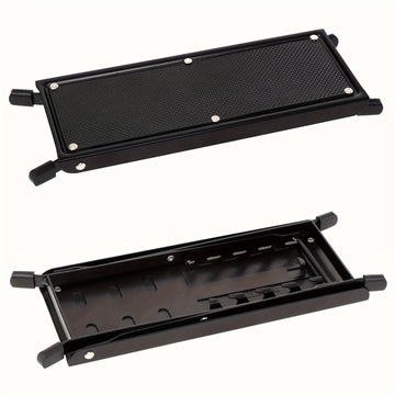Delicia del ProGuitarrista - Pedal de Guitarra Metálico Ajustable de 4 Niveles con Diseño Plegable, Reposapiés Ergonómico y Construcción Duradera para una Experiencia de Juego Mejorada