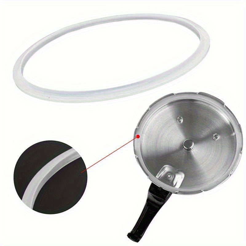 Anillo de Sellado para Olla a Presión 1-Pack - Anillo de Silicona Grado Alimenticio, Compatible con Cocinas de Aleación de Aluminio (A18/A20/A22/A24/A26/A28/A30/A32), Sello Antifugas, Diseño Fácil de Limpiar para Cocción Rápida, Accesorio de Cocina, Uten