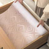 1 Rollo de Forro de Estantería y Cajón Claro, 29,97 cm * 149,86 cm Forros de Gabinete Premium sin Adhesivo y Antideslizantes para Protección contra Rasguños, escritorio, Refrigerador, Estanterías, Cajones con Diseño Moderno