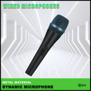 Micrófono dinámico profesional E945 con interruptor, cable de línea de cañón de 3 metros, anti-grito, cable de altavoz/amplificador/placa base de 6,35 mm, entre otros, para grabación, canto, enseñanza, transmisión en vivo, presentación, etc., sonido de a