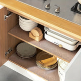 1 Rollo de Forro de Estantería y Cajón Claro, 29,97 cm * 149,86 cm Forros de Gabinete Premium sin Adhesivo y Antideslizantes para Protección contra Rasguños, escritorio, Refrigerador, Estanterías, Cajones con Diseño Moderno