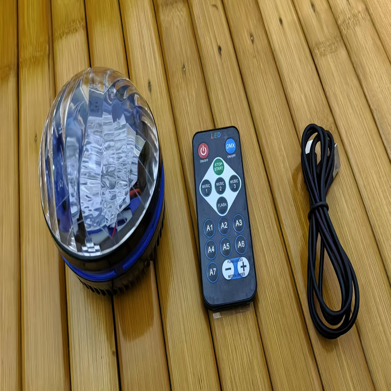 1 pieza de luz de proyección giratoria Aurora, luz nocturna de ambiente para dormitorio, regalo de Halloween y Navidad, lámpara de atmósfera disco alimentada por USB