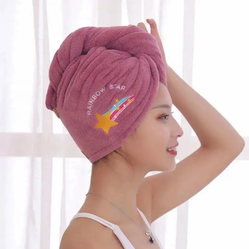 Toalla para cabello de microfibra