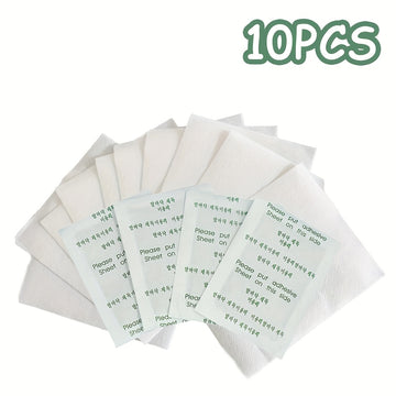 10/50 Piezas de Parches para Pies Sin Olor, Accesorios de Baño y Ducha para Cuidado de los Pies, Almohadillas Limpiadoras