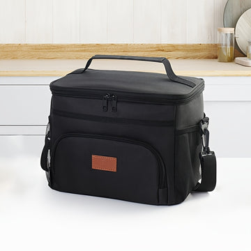 Nevera Térmica para Almuerzo Aislada y Antifugas, Bolsa de Transporte para Picnic al Aire Libre con Capas Reforzadas, Ideal para Escuela o Viajes – Bolsa Térmica para Comida No Alimentaria