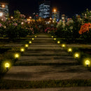 20pcs Luces Solares para Jardín, Luces de Césped Exteriores con 8 Modos de Iluminación, Apagado Automático Diurno y Encendido Nocturno para Verano, Camping, Navidad, Boda, Fiesta, Decoración de Caminos en el Césped