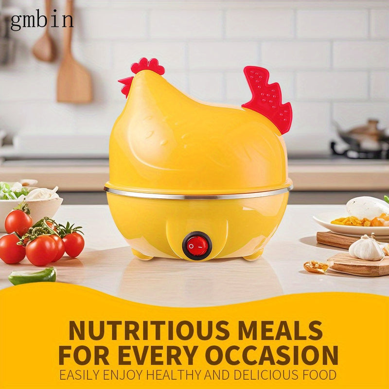 Máquina de desayuno mini Gmbin, cocinadora de huevos multifuncional, enchufe de 110V EE. UU., apagado automático de vapor, no requiere batería, adecuada para uso doméstico cocinadora de huevos