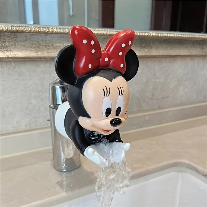 Extensor de grifo Minnie y Mickey, 1 pieza, accesorio de baño y cocina, decoración infantil, fácil de instalar sin necesidad de energía