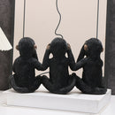 1pc Adorno de Tres Monos, Decoraciones para Interiores y Exteriores