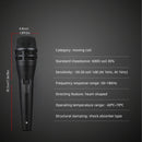 Microfono Dinámico KSM8 con Cable de Calidad Profesional Multifuncional para Karaoke, Presentaciones en Vivo y Grabación