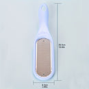 Limpiador de Pies Reutilizable de Acero Inoxidable - Diseño Ergonómico Doble Cara para Exfoliación y Suavizado Beige Claro, Herramienta Portátil de Cuidado Manual para Hombres y Mujeres, Sin Necesidad de Baterías