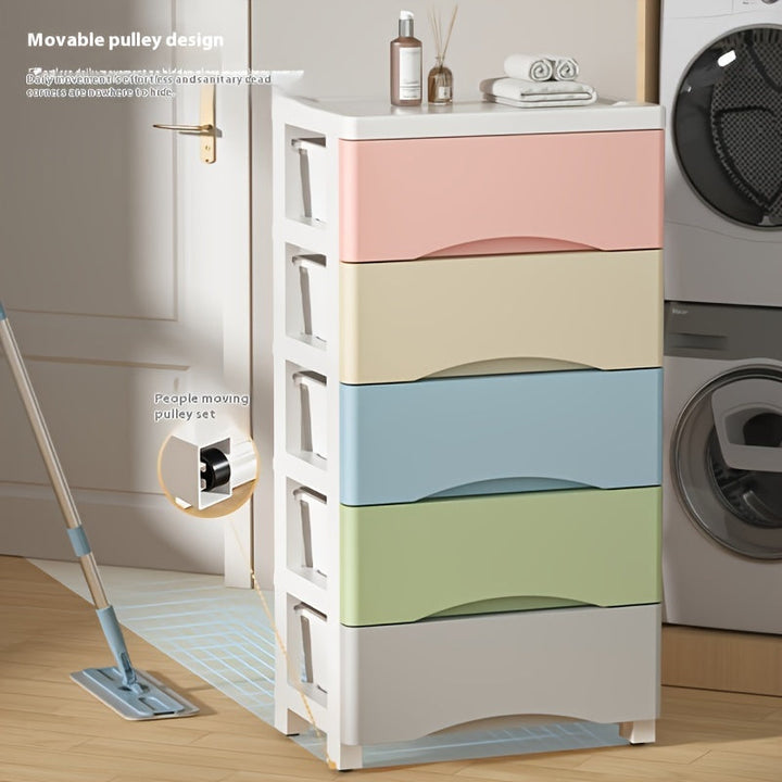 Armario de Almacenamiento Versátil de 16 Pulgadas de Ancho con Ruedas - Ideal para Juguetes, Ropa y Organización de Snacks, 40cm, Artículos Diversos, Casillero de Almacenamiento de Clasificación