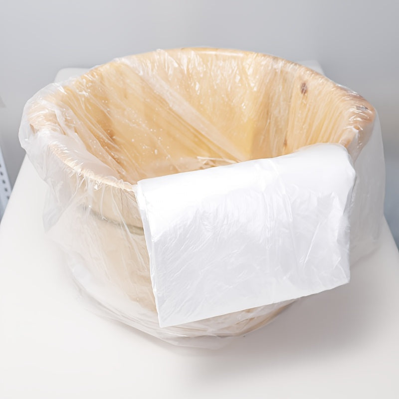 Bolsa de Baño para Pies Desechable Bolsa de Baño para Pies Bolsa de Plástico Bañera para Pies Relajante Barril de Madera Bolsa de Barril Engrosada Película de Barril Empaque Independiente Adecuado para el Hogar, Viajes, Uso de Baño de Pies