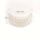Red de Hamaca para Peluches - Organizador Colgante Boho Macramé para Almacenar Ositos y Juguetes, Ideal para Dormitorios o Habitaciones Infantiles