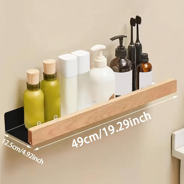 1 estante de baño para colgar en la pared, organizador para champú y gel de baño, accesorios de baño, almacenamiento y organización