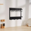 El portavasos multifuncional Stanley puede sostener tres tazas y cuenta con ganchos - Ideal para el almacenamiento en cocinas y comedores.