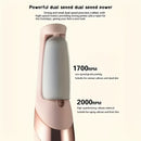 YAIAWISU Lima Eléctrica para Pies - Amoladora y Removedora de Uñas con Batería de Litio, Sin Necesidad de Alcohol, Cargador USB Inalámbrico - Para Hogar o Salón, Pedicura - Rosa Brillante (Mujeres/Hombres), Diseño Elegante, Opción Versátil de Carga