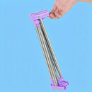 Colgador de ropa portátil multifuncional de 13-28 pulgadas, extensible y plegable, ideal para el hogar, la lavandería, el camping y los viajes, con estantes para secar.
