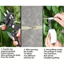 1 pza. Tijeras de podar clásicas de acero inoxidable para jardín, podadora de injerto, herramienta de poda de árboles frutales para jardineros y agricultores.
