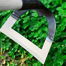 Azada de Acero al Manganeso Resistente - Punta Grande y Hueca con Diseño en Forma de Corazón para Penetración Eficiente del Suelo, Herramienta Robusta para Agricultura y Jardinería (Mango No Incluido), Desmalezado Manual, Mango Ergonómico, Equipo Durader