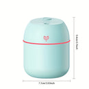 Humidificador de escritorio de 220 ml con USB Mini, Máquina de tratamiento de aire y aroma para el hogar y coche