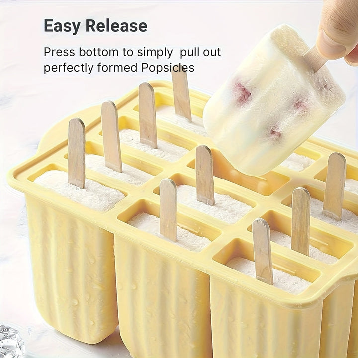 1 Juego, Molde De Popsicle, Molde De Popsicle Creativo, Molde De Popsicle De Silicona, Molde De Helado, Caja De Cubos De Hielo Congelado, Molde De Popsicle Doméstico, Molde De Gelatina Seguro, Suministros De Cocina, Accesorios De Cocina
