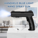 Atomizador Portátil de Luz Azul Nano | Recargable USB 1200mAh | Boquilla Anti-Atasco, Empuñadura Ergonómica para Hogar/Oficina/Jardín y Cuidado de Plantas