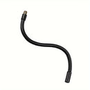 Tubo de extensión de micrófono de gooseneck de metal flexible: 2 tamaños disponibles, 30 cm/11,81 pulgadas y 50 cm/19,68 pulgadas, rosca externa e interna de 3/8, adecuado para soportes de choque y soportes de micrófono