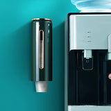 1pc Dispensador De Vasos De Plástico, Soporte De Vasos De Papel Desechables, Estante De Almacenamiento De Vasos Montado En La Pared, Dispensador De Almacenamiento De Vasos Desechables Para Hogar Oficina Hospital, Accesorios De Baño