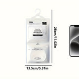 Paquete de 3/6/12 Bolsas Colgantes para Deshumidificación, Capacidad Grande de Silicona Desecante, Antimoho y A prueba de Humedad, Adecuado para Armarios, Dormitorios, Gabinetes de Baño - Paquetes de Deshumidificación Reutilizables