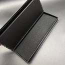 Estuche de exhibición de espada negra de lujo - 10,6" (26,49 cm) caja de almacenamiento de armas antiguas con diseño ornamentado, caja de regalo de cartón duro para cumpleaños, Navidad, Halloween y fiestas, regalo coleccionable, ideal para Navidad